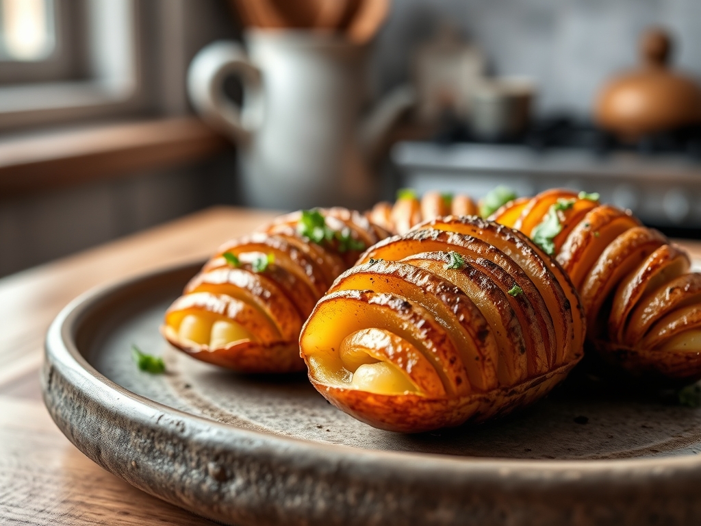 air fryer hasselback potato recipes