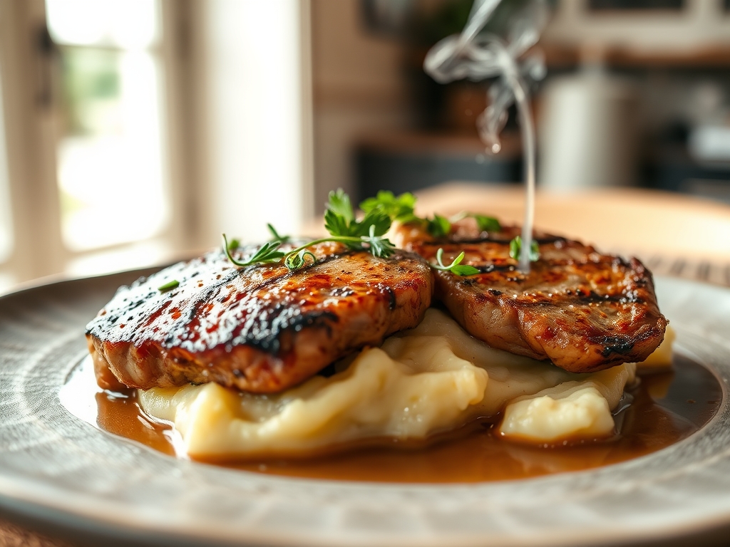 pork chop with mashed potato recipes