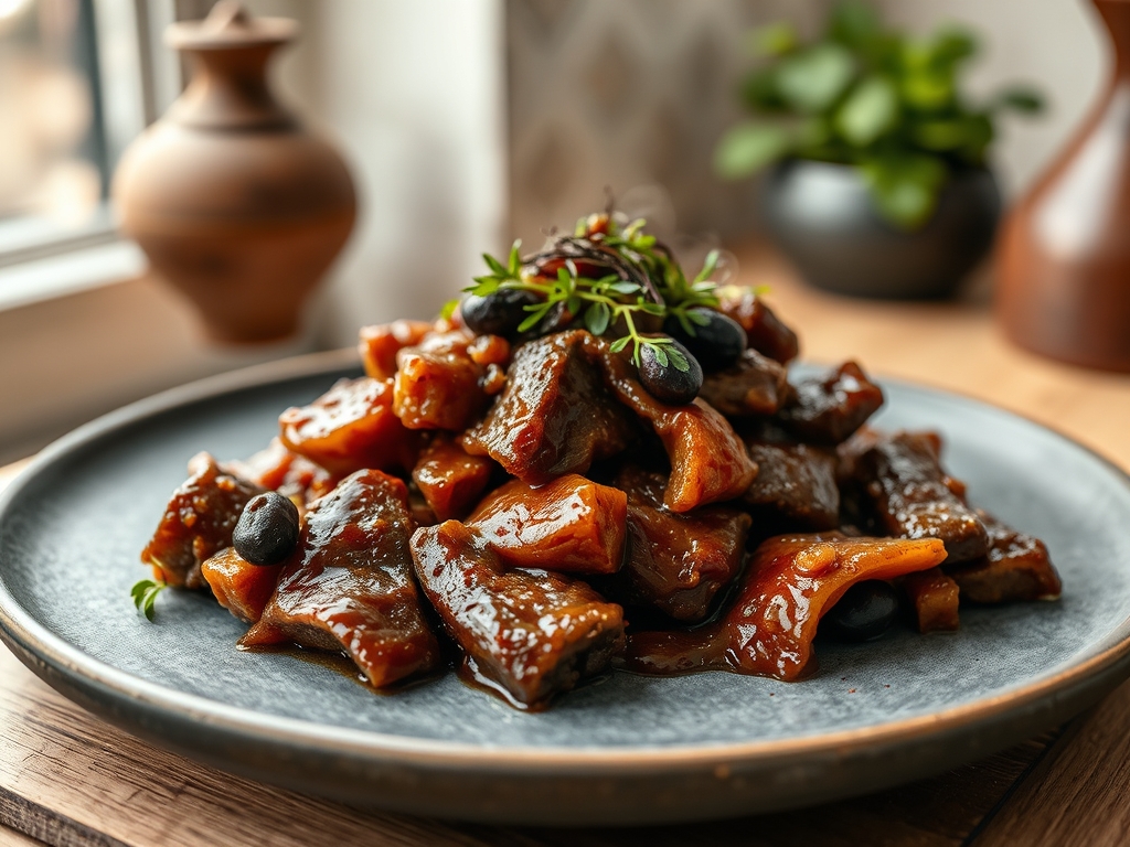 sticky beef recipes
